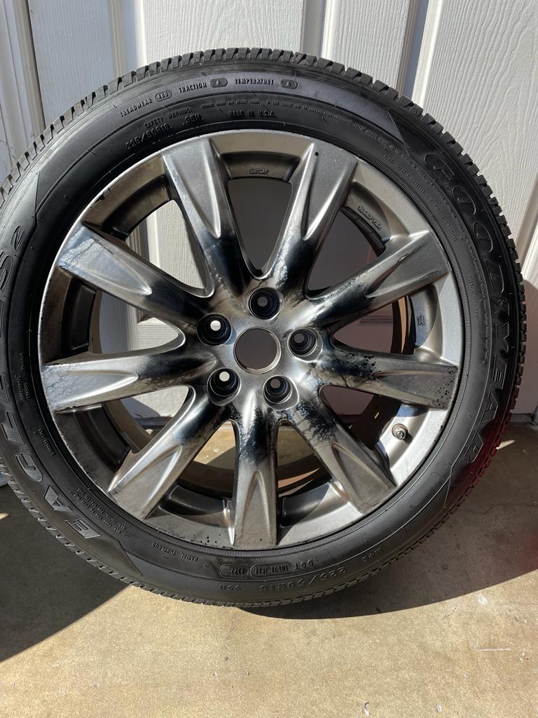 Rim Wheel Scratches Before